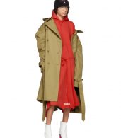 photo Red Panelled Hooded Dress by Vetements - Image 5