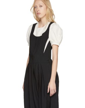 photo Black and White Layered Contrast Dress by Comme des Garcons - Image 4