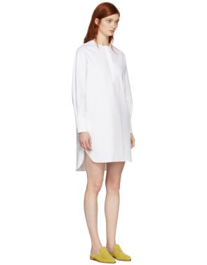 photo White Riva Shirt Dress by Harmony - Image 2