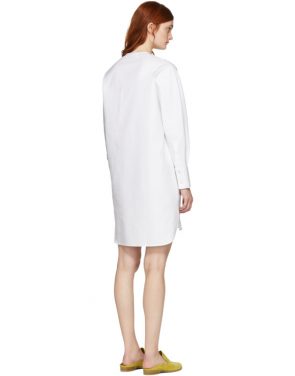 photo White Riva Shirt Dress by Harmony - Image 3