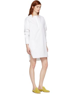 photo White Riva Shirt Dress by Harmony - Image 5