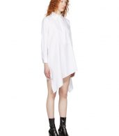 photo White Asymmetric Shirt Dress by Marques Almeida - Image 2