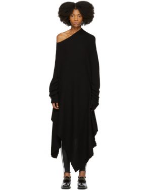 photo Black Short Draped Dress by Marques Almeida - Image 1