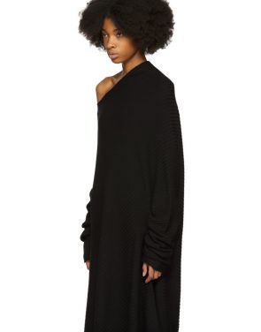 photo Black Short Draped Dress by Marques Almeida - Image 4