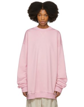 photo Pink Oversized Sweatshirt Dress by Marques Almeida - Image 1