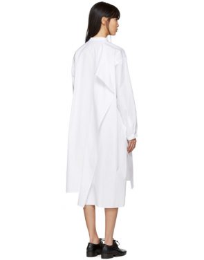 photo White Long Shirt Dress by Ys - Image 3