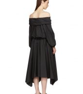 photo Black Bouffant Sleeve Off-The-Shoulder Dress by Enfold - Image 3