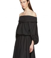 photo Black Bouffant Sleeve Off-The-Shoulder Dress by Enfold - Image 4
