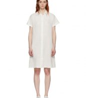 photo White Wide Shirt Dress by Blue Blue Japan - Image 1
