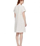 photo White Wide Shirt Dress by Blue Blue Japan - Image 3