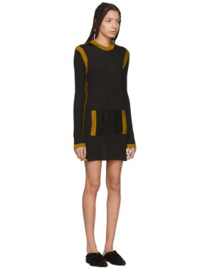 photo Black Paris Stripe Sweater Dress by Wales Bonner - Image 2