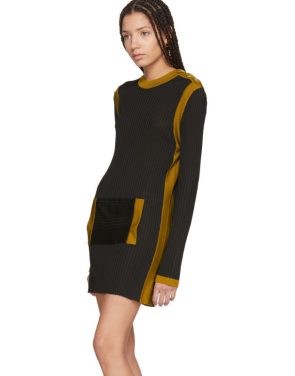 photo Black Paris Stripe Sweater Dress by Wales Bonner - Image 4