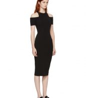 photo Black Fitted Cut-Out Dress by Victoria Beckham - Image 2