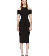 photo Black Fitted Cut-Out Dress by Victoria Beckham - Image 1