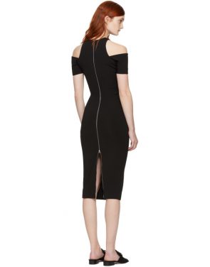 photo Black Fitted Cut-Out Dress by Victoria Beckham - Image 3