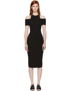 photo Black Fitted Cut-Out Dress by Victoria Beckham - Image 1