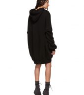 photo Black Hooded Dress by Unravel - Image 3
