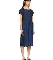 photo Blue Frame Pleats Dress by Issey Miyake - Image 2