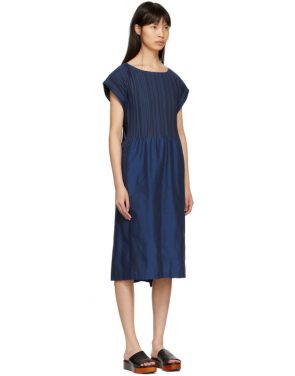 photo Blue Frame Pleats Dress by Issey Miyake - Image 2