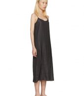 photo Black Portrait Long Slip Dress by Moderne - Image 2