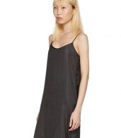 photo Black Portrait Long Slip Dress by Moderne - Image 4