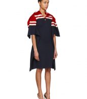 photo Red and Navy Striped Polo Dress by Y/Project - Image 2