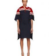 photo Red and Navy Striped Polo Dress by Y/Project - Image 1