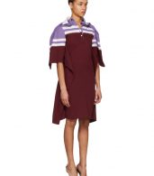 photo Violet and Burgundy Striped Polo Dress by Y/Project - Image 2