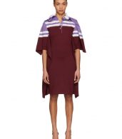 photo Violet and Burgundy Striped Polo Dress by Y/Project - Image 1