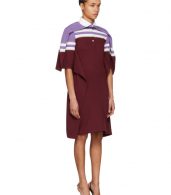 photo Violet and Burgundy Striped Polo Dress by Y/Project - Image 4