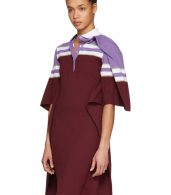 photo Violet and Burgundy Striped Polo Dress by Y/Project - Image 5