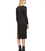 photo Black Pleated Long Dress by Pleats Please Issey Miyake - Image 3