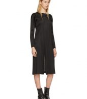 photo Black Pleated Long Dress by Pleats Please Issey Miyake - Image 4