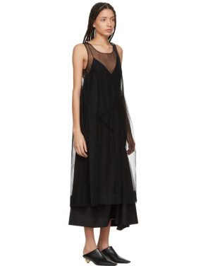 photo Black Robyn Dress by Molly Goddard - Image 2