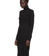 photo Black Compact Jersey Turtleneck Dress by Dsquared2 - Image 4