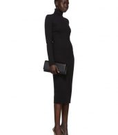 photo Black Compact Jersey Turtleneck Dress by Dsquared2 - Image 5