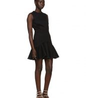 photo Black Mini Denim Dress by Alexander McQueen - Image 5