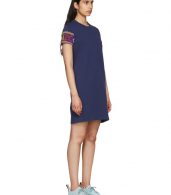 photo Navy Limited Edition Multicolor Logo Dress by Kenzo - Image 2