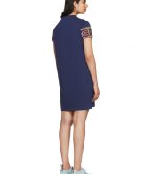 photo Navy Limited Edition Multicolor Logo Dress by Kenzo - Image 3
