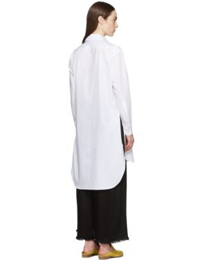 photo White Tunic Shirt Dress by Rosetta Getty - Image 3
