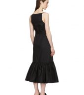 photo Black Ruffle Camisole Dress by Rosetta Getty - Image 3