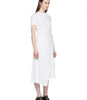 photo White Apron Wrap T-Shirt Dress by Rosetta Getty - Image 2