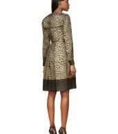 photo Leopard Print Silk Butterfly Embroidered Dress by Givenchy - Image 3