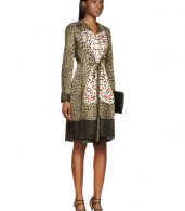 photo Leopard Print Silk Butterfly Embroidered Dress by Givenchy - Image 4