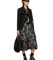photo Black Padded Floral Lace Dress by Comme des Garcons - Image 5
