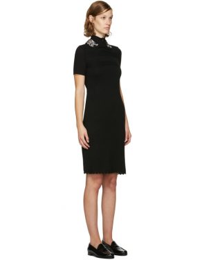 photo Black Jewelled Collar Dress by Carven - Image 2