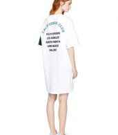 photo White and Green California Club Tee Dress by SJYP - Image 3