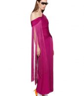 photo Pink Wrapped Fringe Dress by Emilio Pucci - Image 4