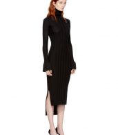 photo Black Wool Malina Dress by Khaite - Image 2