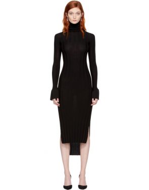 photo Black Wool Malina Dress by Khaite - Image 1